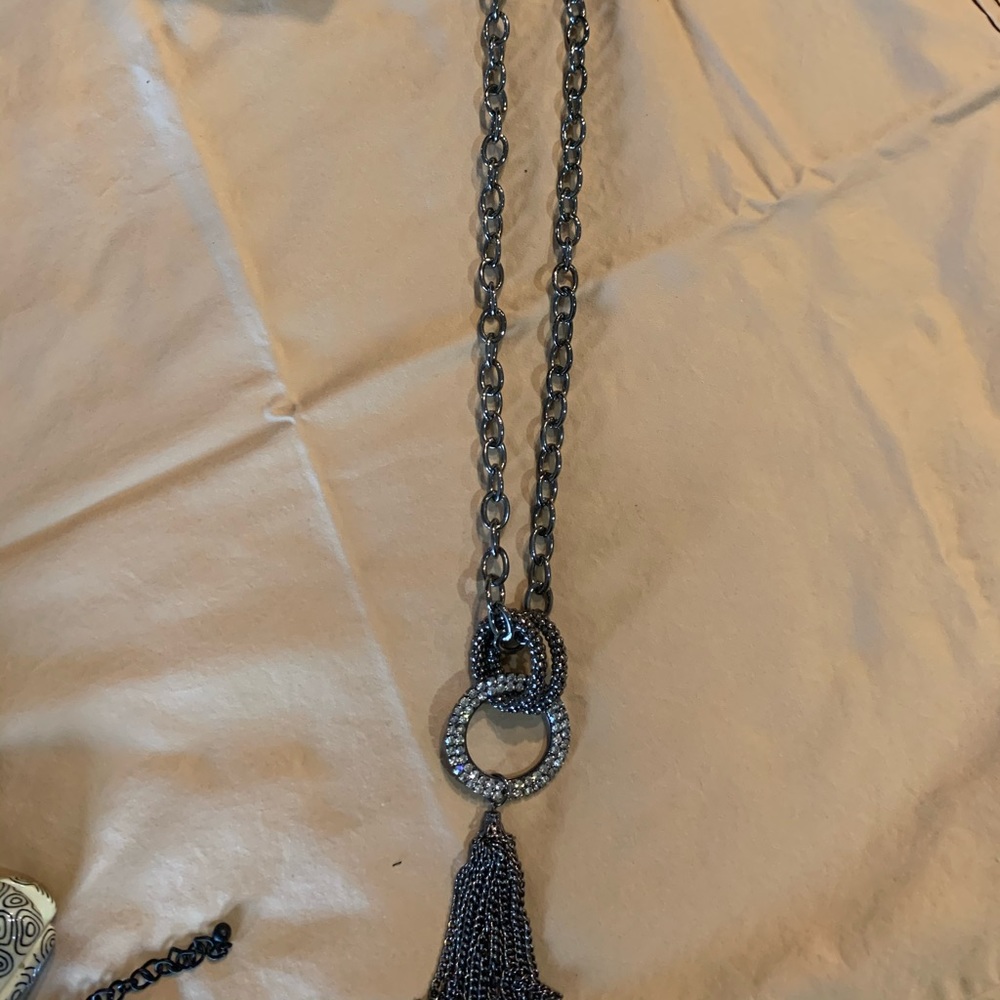 Beautiful long statement necklace
